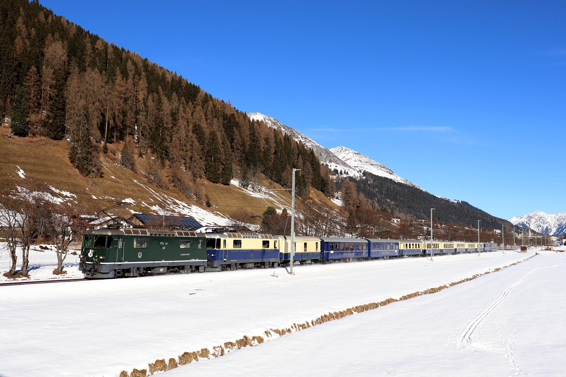 The Second Sunday of Advent on the Alpine Classic Pullman Express