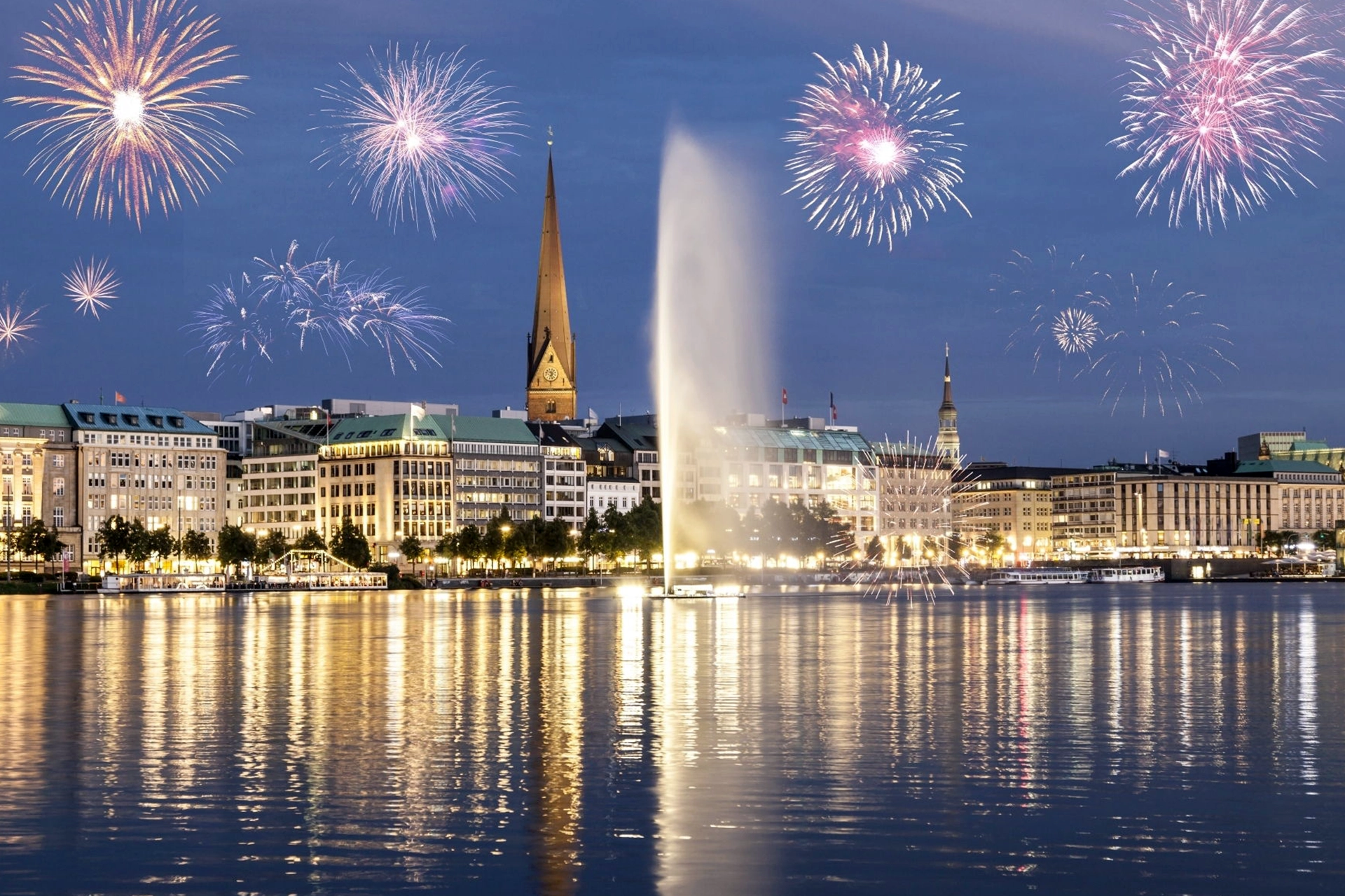 New Year in Hamburg